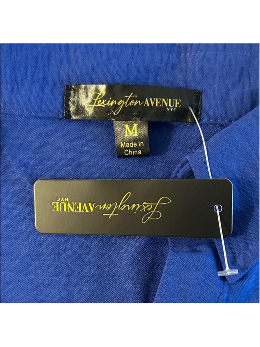 Chic Cobalt Blue Button-Down Shirt - Picture 5 of 5